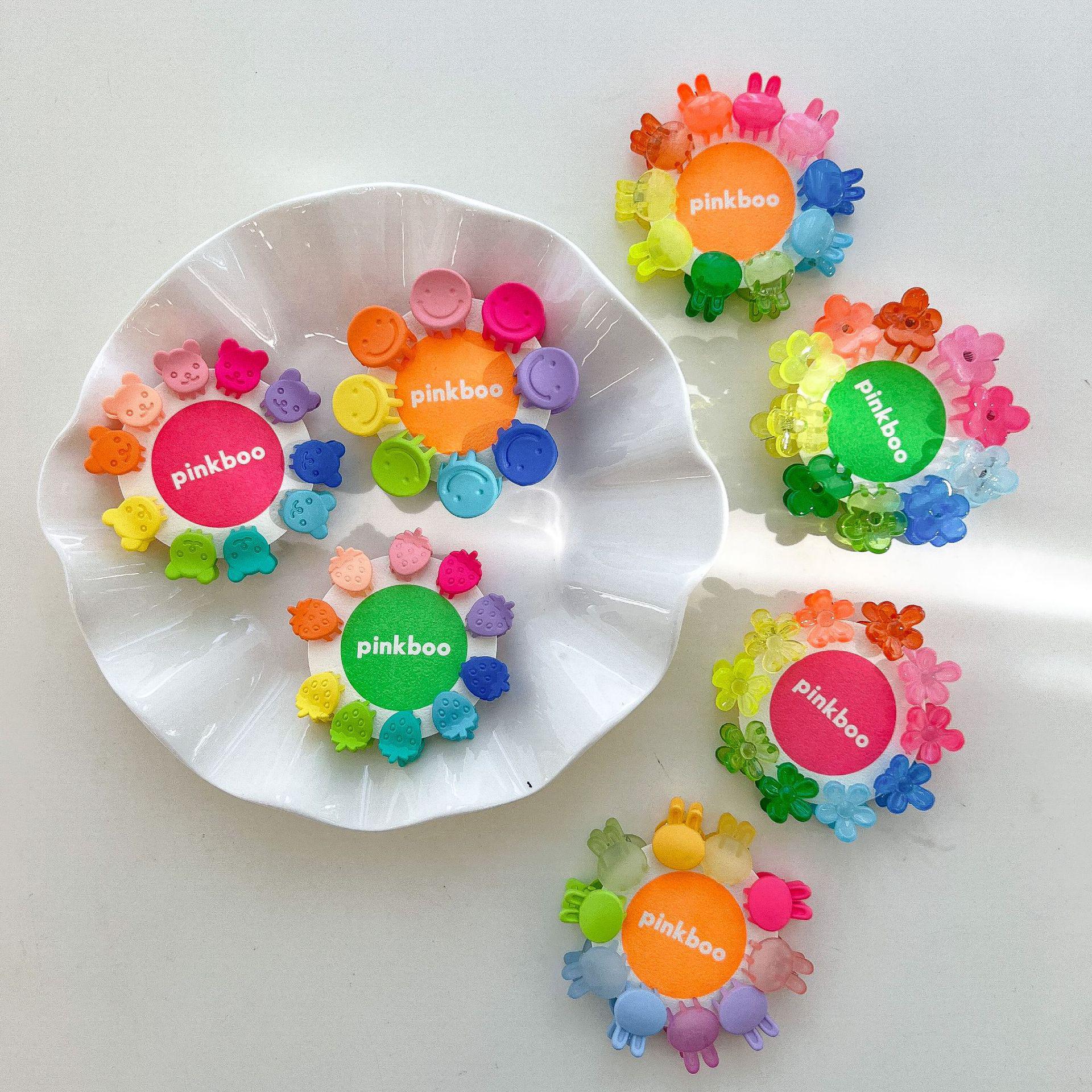 

Smiley Face Cherry Hair Claw Clip for Girls