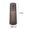 Yamazaki Bedside Tower Night Water Dishwasher Alcohol and Hot Water 10758 Carafe, Black, W7.7×D7.7×H21.9cm, Carafe, Pitcher, Jug, Safe, Compatible,