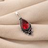 Pink Rubellite Gemstone 925 Solid Silver Handcrafted Women Pendant 1.5" For Birthday Gift PP-70-15