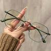 Full Rim Eyeglasses Premium Eyeglasses Frames Polygonal Eyeglass Frame Compatible Pure Titanium Frame For Daily Commuting Study