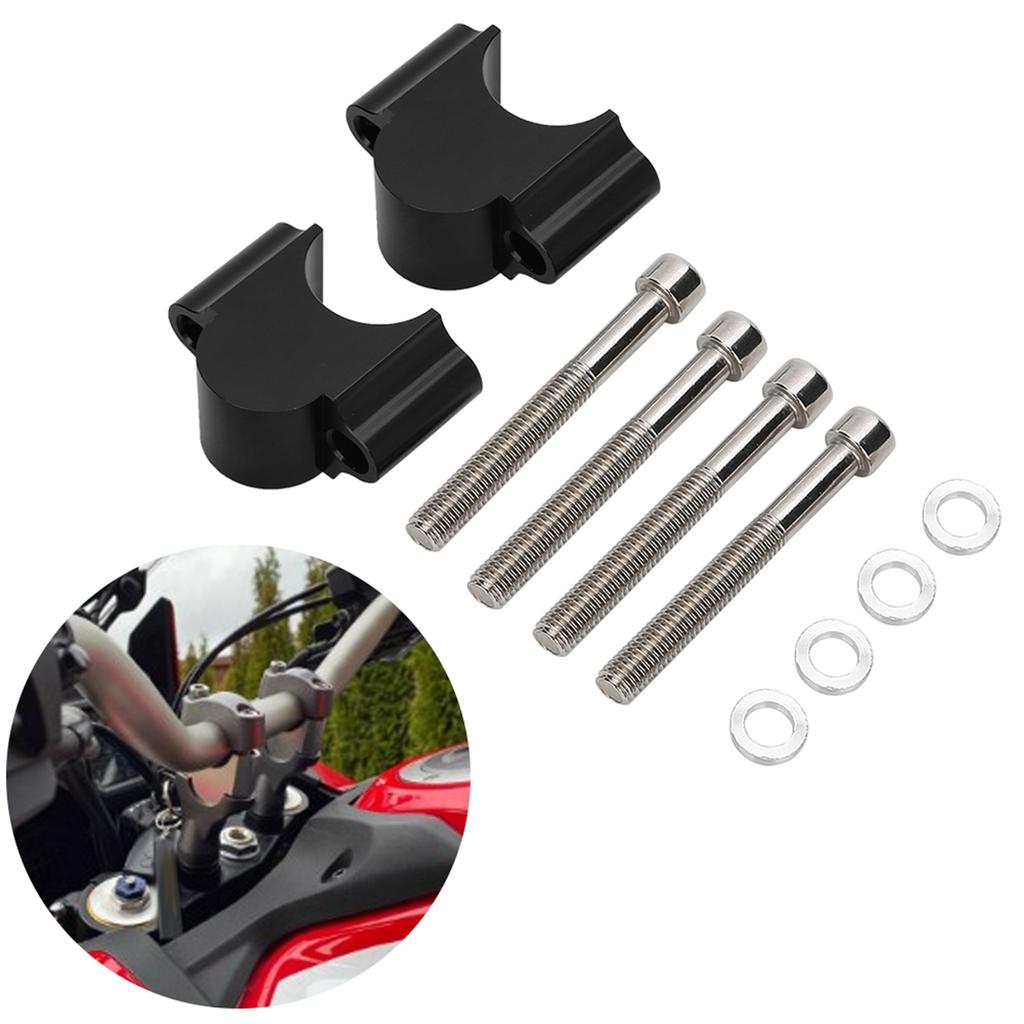 28mm Aluminum Handlebar Riser Mount Clamp 28MM Height Adapter for Motorcycle ATV