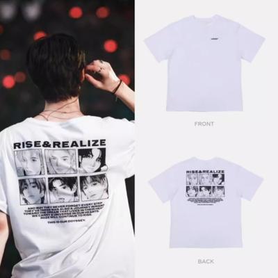 2025 Sommer Kpop RIIZE RIIZING LOUD T-Shirt Mode Harajuku Kurzarm Baumwolle Damen T-Shirts Koreanischer Sänger Grafik T-Shirt