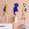 Cat Tail Refrigerator Magnetic Hooks Cute Cartoon Animal Style Rich Colorful Decoration Home Bendable Tail Home Essentia