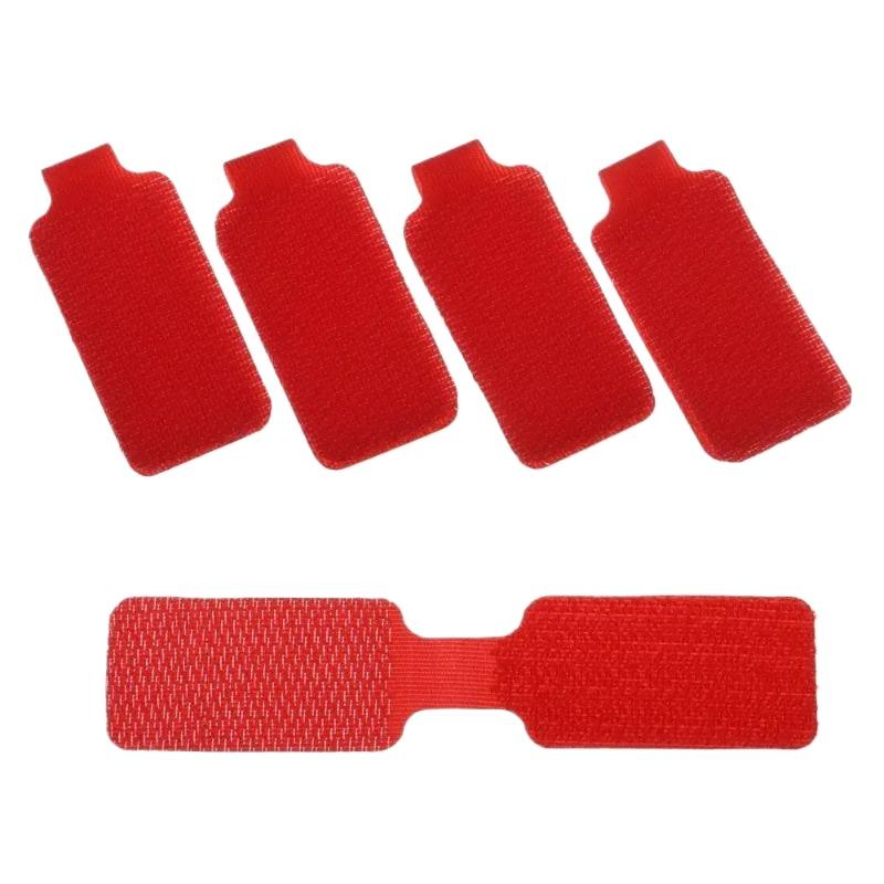 1-100pcs Reusable Waterproof Cable Labels Color-Coded Organizer Straps Data Charger Cords Management Home Office Travel