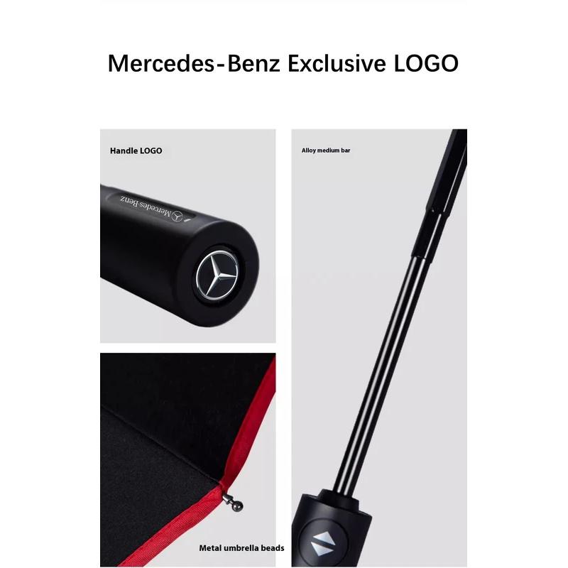 Autoaufkleber Auto Automatisches Faltbares Winddichtes Sonnenschutz-Regenschirm für Mercedes Benz A B C E S V-Klasse GLB GLC GLE Sprinter Pilot SLK