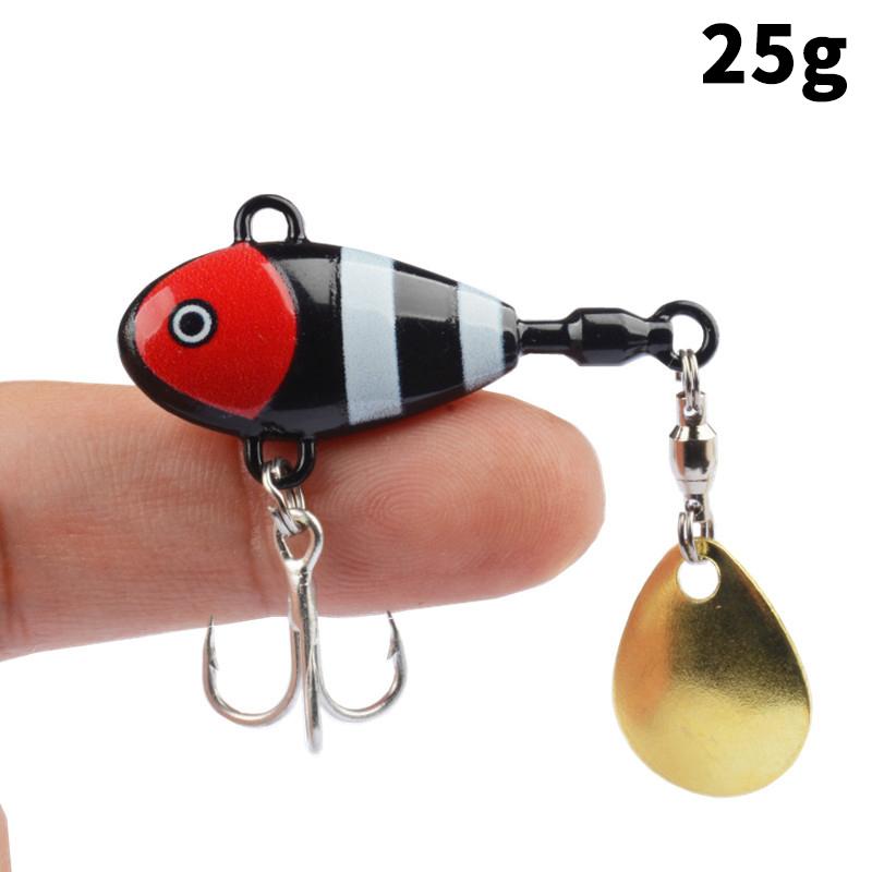 Durable 3D Printed Zinc Alloy Fishing Lures With 360 Degree Rotating Glitter Perfect For Freshwater Saltwater Fishing