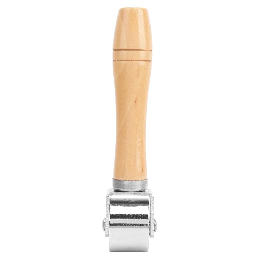 

Small Size Leather Press Edge Roller Wooden Handle Leather Glue Laminating Roller Handmade Hobby