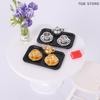 4Pcs/Set Miniature Tea Cup Model Simulation Micro Tea Pot Scene Ornaments DIY Decorative Accessories