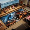 Tapis de souris Super Kong Couleur Grand Coussin de Table de Jeu Antidérapant pour Ordinateur Portable Tablette Grand Tapis de Souris Tapis XXL Mini PC Tapis de Jeu Avec bordure à verrouillage