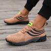 Mode Herren Sneaker Neu Original Sportlich Leicht Anti-Rutsch Laufschuhe Schnürschuhe Vulkanisierte Schuhe Bequeme Outdoor Wanderschuhe Mesh-Schuhe