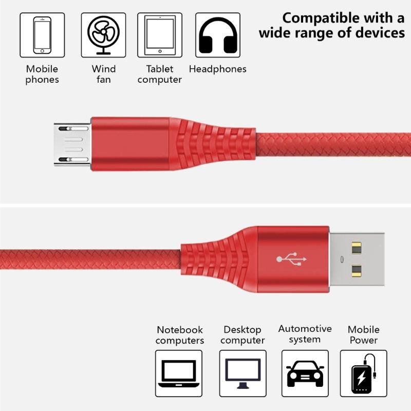 1.5m USB To USB 5Pin Data Line, 3.3A Quick Charging Power Cable Wire Supports Stable Data Transfer for Tablets Phones