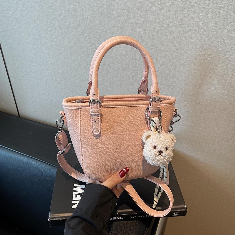 Premium Sense Simple Portable Small Bag Women's 2025 New Versatile Shoulder Bucket Bag Messenger Bag