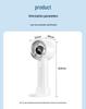 2026 Turbocharged Handheld USB Rechargeable Fan with Stepless Speed Control and Large Airflow