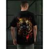 3D Printed Cool Tiger T-Shirt for Men Fun Animal Pattern Tees Summer Street Short Sleeve Round Neck Tops Oversized T Shirts