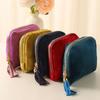 Creative Gift with Zipper Jewelry Storage Bag Velvet Portable Jewelry Organizer Multifunctional Anti-Scratch Jewelry Bag