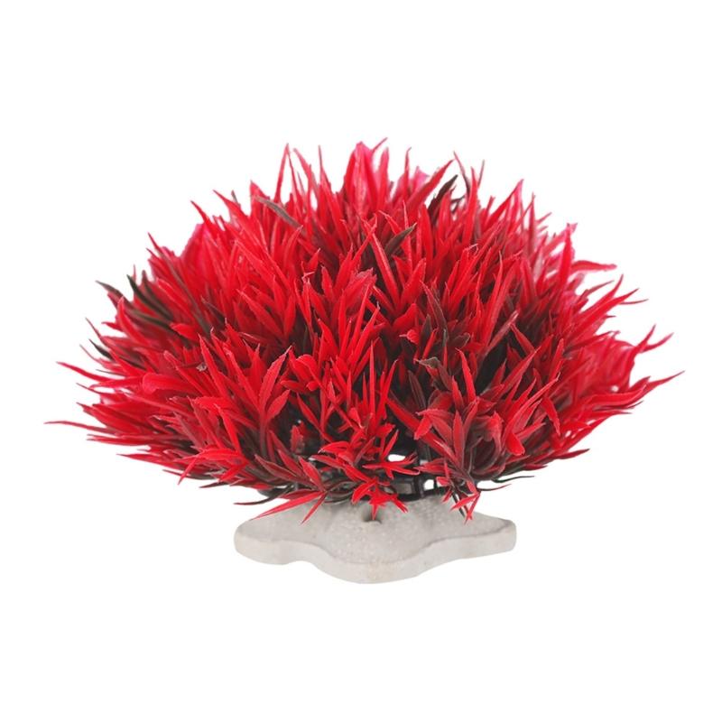 

Durability Water Plant Creative Plastic Trees Fish Tanks Aquariums Landscapes for Creating Natural Atmospheres 1 червоний