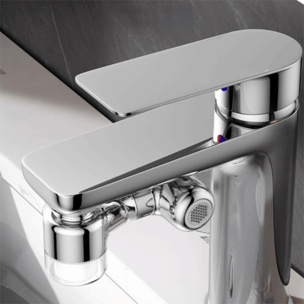 4 Modes Water Outlet Faucet Water Extension Flexible Faucet Arm Bathroom Basin