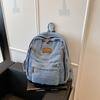 Large Capacity Denim Backpack Women's Backpack Student Travel School Bag