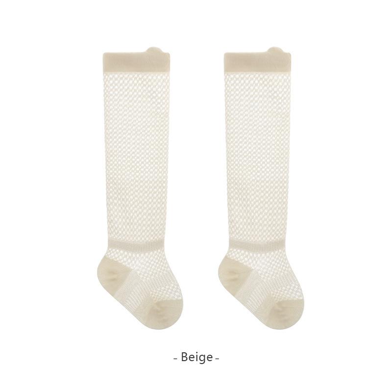 Summer Mesh Thin Baby Stockings Mosquito Baby Long Tube Socks Loose Cuff Boneless Newborn Socks Baby High Knee Socks