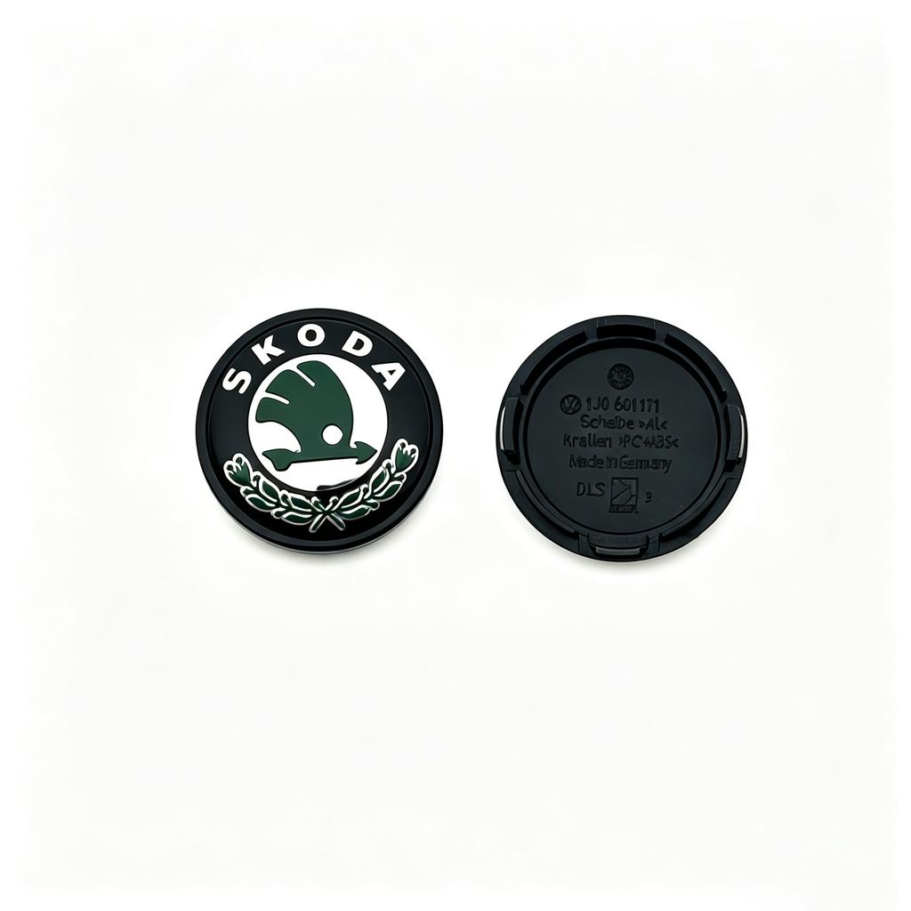 DZXB5 4Pcs 56mm 65mm Wheel Center Caps for Skoda V VRS Octavia Rapid Fabia Superb Plastic Car Wheel Hub Covervrs