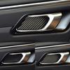 4Pcs Carbon Fiber Car Interior Door Handle Bowl Cover for Porsche Macan 2014-21