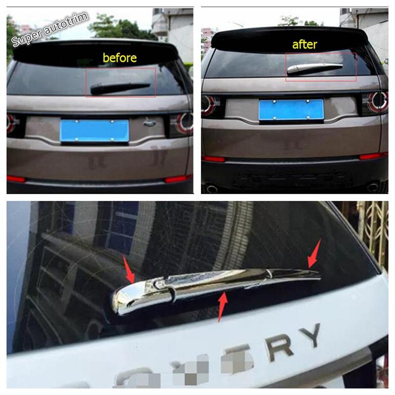 Rear Windscreen Window Rain Wiper Decoration Cover Trim Fit For Land Rover Discovery Sport 2015 - ABS Chrome Accessories