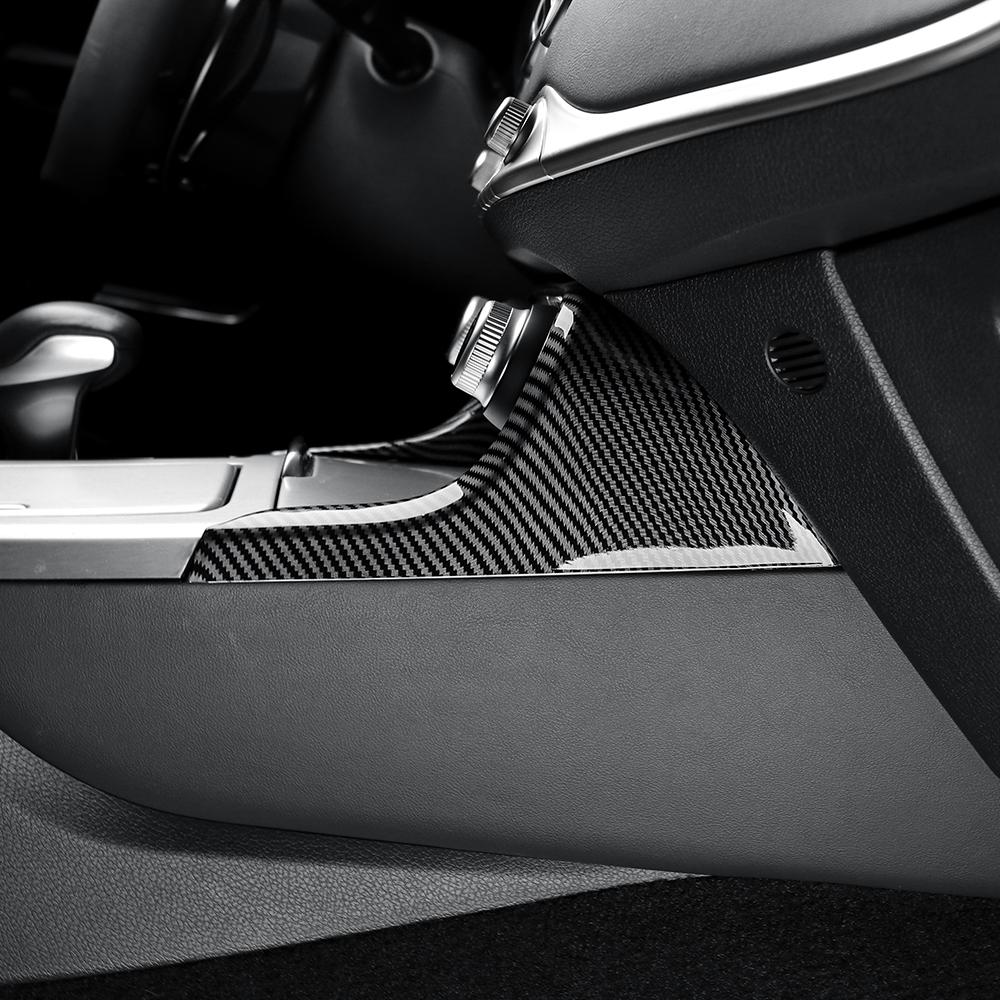 Carbon Fiber Texture Air Conditioning Panel Cover Trim Frame For Kia Stinger 2018-2026 Accessories LHD/RHD