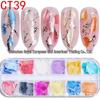 Japanese-Style Iridescent Abalone Shell, Ultra-Thin Nail Art Slices for Decoration