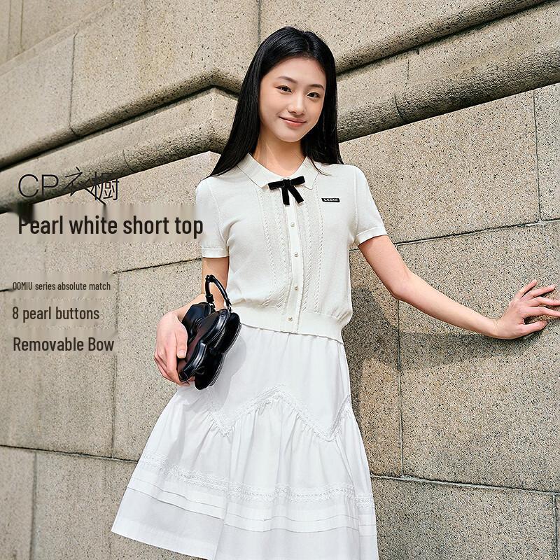 

Съемный воротник-бант в стиле Miu LEDING, футболка L