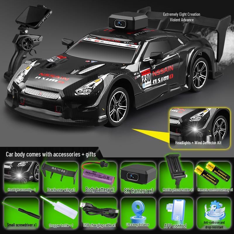 High-Speed RC Police Racing Car Toy for Kids Ages 5-8: Electric, Off-Road & Drifting Capabilities