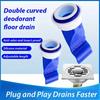 Anti Odor Floor Drain, Plastic Sewer Deodorizing Core Tube Filter, Bathroom Drain Sealing Plug, Silicone Deodorizing Sealing Ring