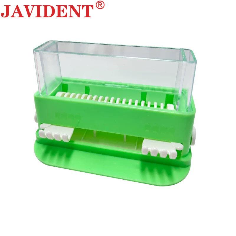 Dental Press-Type Applicator Dispenser Dispenser Box for Disposable Brushes Storage Rack for Oral Dental Tools and Materials