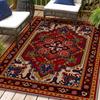 Persian Style Carpets for Living Room Anti-slip Cloakroom Rug American Bedroom Decor Retro Carpet Washable Study Soft Floor Mat