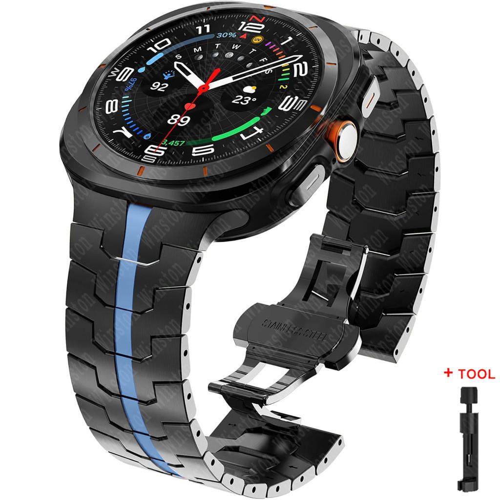 Bracelet for Samsung Galaxy Watch Ultra 2025 Correa Stainless Steel Metal Band for Samsung Ultra 7 Galaxy Ultra 47MM Wrist Strap