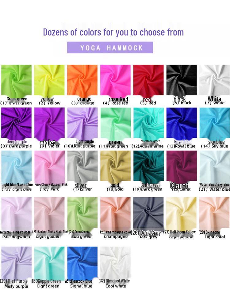 5m Aerial Yoga Hammock Fabric for Studio & Home Use