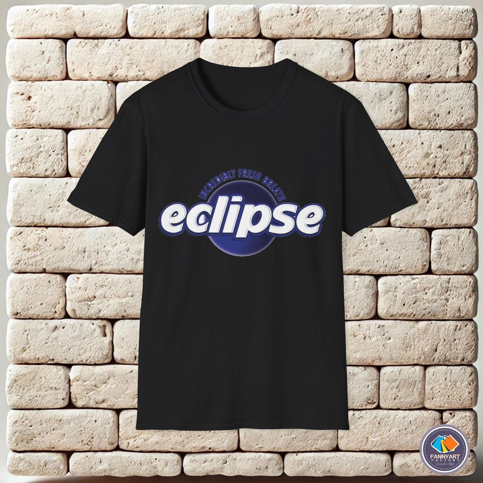 Унисекс Футболка с Логотипом Жвачки Eclipse L