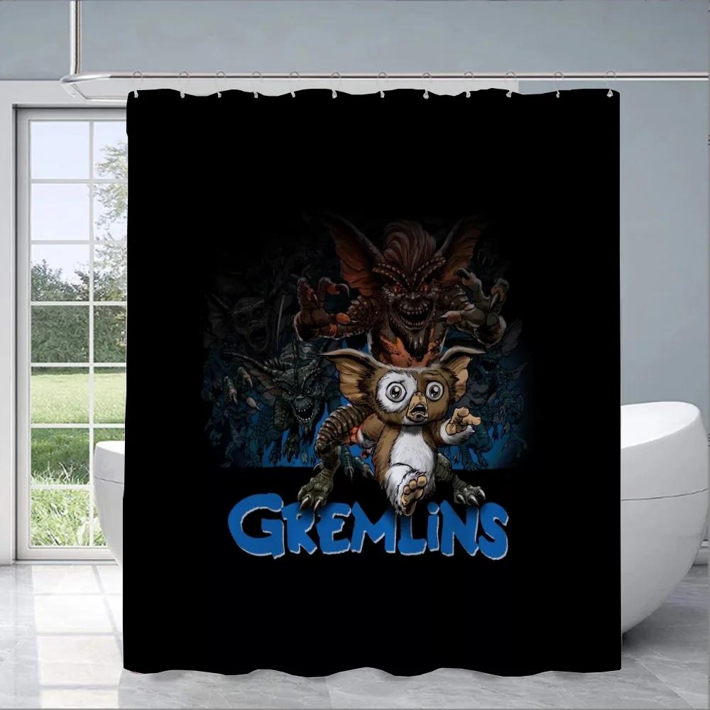 

Вещи Для Занавески В Ванную Гремлины Занавески Для Душа Набор Аксессуаров Складная Перегородка Ванна Спальни Наборы Фул 90x180cm