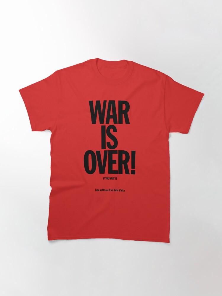 John Lennon John Lennon - War Is Over Classic T-Shirt