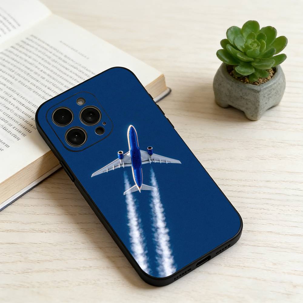 a-Airplane p-Plane  Phone Case Silicone Soft For IPhone 17 16 15 14 13 12 11 X XR Plus Pro Max Plus