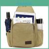 Canvas Chest Bag For Men With Breathable Design For Casual Travel And Commute