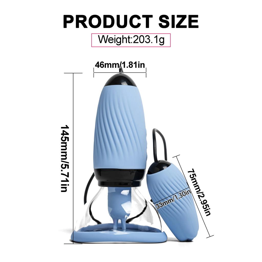 Sucking and Licking Tongue Clitoral Vibrator Nipple Clamp Licking Nipple Vagina G-spot Stimulator Messager SM Sex Toy for Women