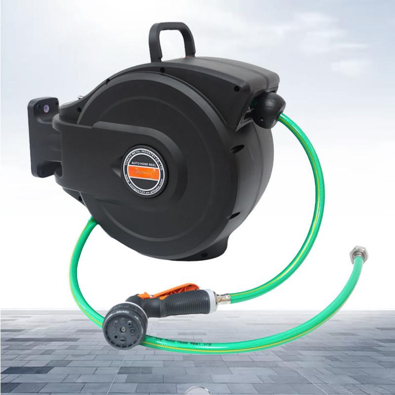 Automatyczny zwijak na wąż ogrodowy montowany na ścianie, bęben na wodę do nawadniania ogrodu, zewnętrzne narzędzie do rozpylania wody