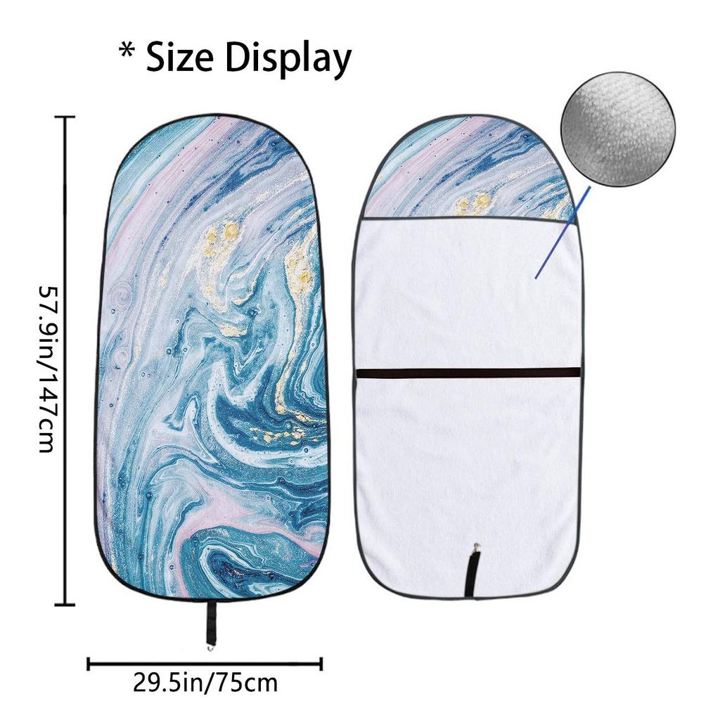 Universal Car Seat Towel Cover for Gym & Exercise - All-Season Front Seat Protector