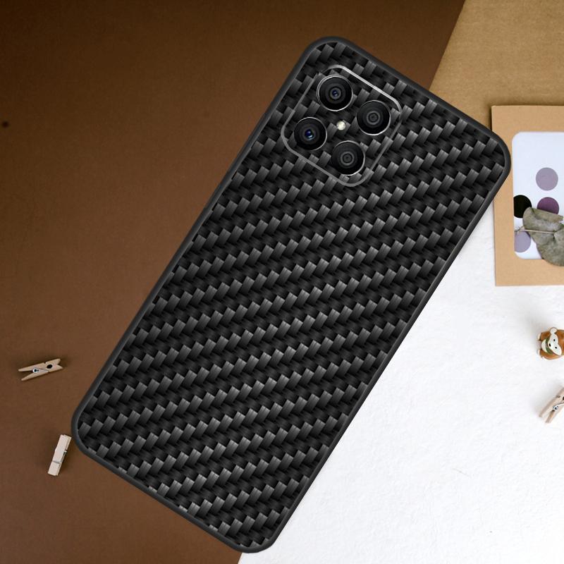 Carbon Fiber Case For Honor X6a X9a X9b X8a X7a X7 X8 X9 8X 9X Honor 90 Lite 70 50 Magic 5 6 Pro Cover