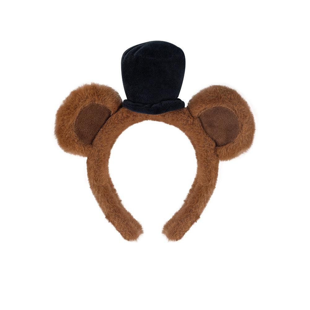 Bear Costume Props Bear Ears Headband Bear Cosplay Hairband Costume  for Kids and Adults