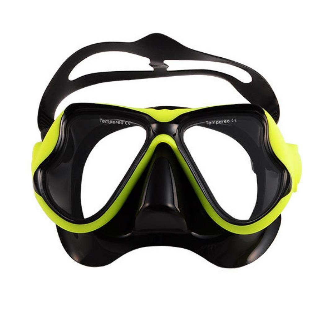 Large frame diving goggles snorkeling myopia lenses diving mask