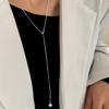 Elegant Heart Tassel Clavicle Necklace for Women - Versatile and Stylish Statement Piece