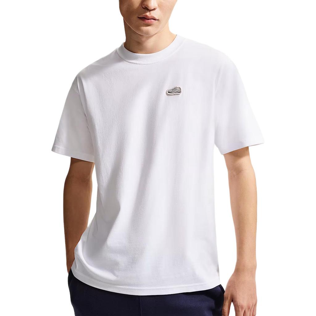 Nike Sportswear T Shirts Men's White Crew Neck Moderate IH1150-100