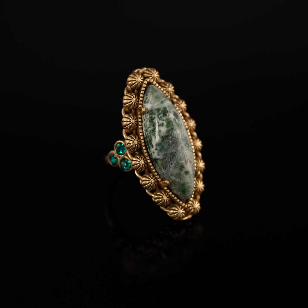 Medieval Copper Alloy Ring, Retro Court Style, High Sense Female Designer Temperament, New Ring