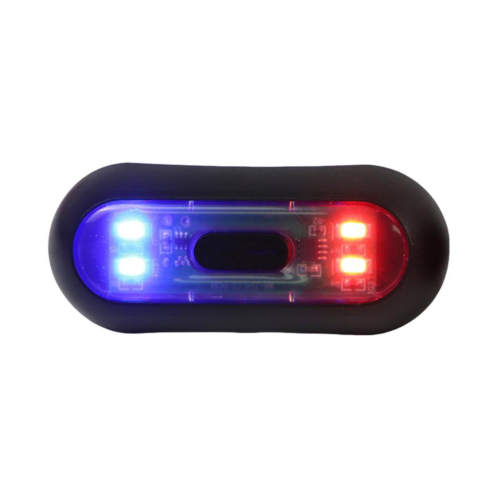 Fahrrad-Rücklicht Motorradhelme Sicherheitssignal Warnung Rücklicht Licht wiederaufladbare LED hohe Sichtbarkeit blinkende Lampe